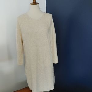 J. JILL Oatmeal Heather Sweater Dress NWT